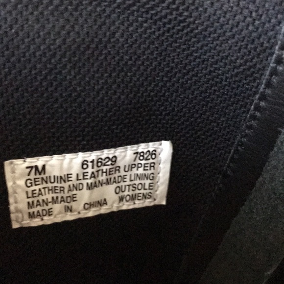 Timberland black leather boots size 7M - Picture 11 of 16